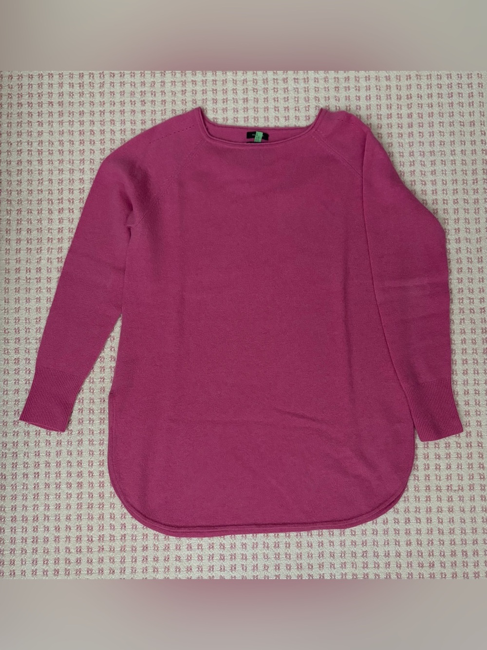 Halogen Fuchsia Boatneck Pullover Sweater